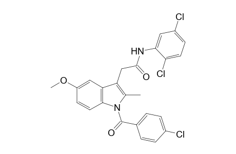 1-(p-chlorobenzoyl)-2',5'-dichloro-5-methoxy-2-methylindole-3-acetanilide