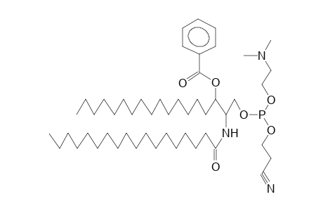 O-(3-BENZOYL-2-STEAROYL-RAC-SFINGANIN-1-YL)-O-(2-CYANOETHYL)-O-(2-DIMETHYLAMINOETHYL)PHOSPHITE
