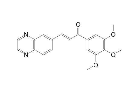 (2E)-1-(3',4',5'-TRIMETHOXYPHENYL)-3-(QUINOXALIN-6-YL)-2-PROPEN-1-ONE