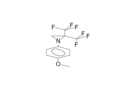 2,2-BIS(TRIFLUOROMETHYL)-1-(4-METHOXYPHENYL)AZIRIDINE