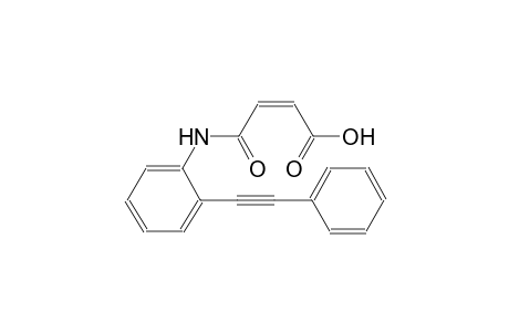 (2Z)-4-oxo-4-[2-(phenylethynyl)anilino]-2-butenoic acid