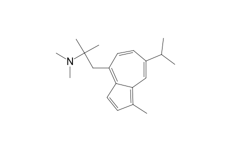 N,N,1-Trimethyl-7-isopropyl-4-(2-methyl-2-aminopropyl)azulene