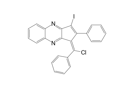 (E)-1-(chloro-(phenyl)methylene)-3-iodo-2-phenyl-1H-cyclopenta[b]quinoxaline