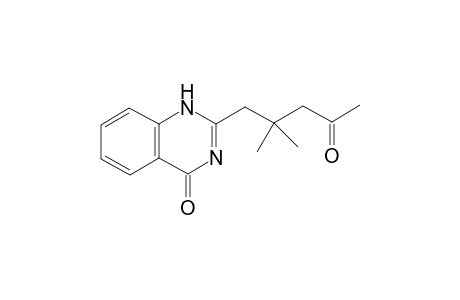 2-(2,2-Dimethyl-4-oxo-pentyl)quinazolin-4-one