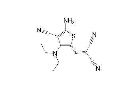 Propanedinitrile, [[5-amino-4-cyano-3-(diethylamino)-2-thienyl]methylene]-
