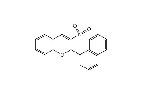 2-(1-NAPHTHYL)-3-NITRO-2H-1-BENZOPYRAN