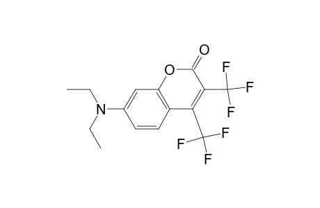7-(diethylamino)-3,4-bis(trifluoromethyl)coumarin