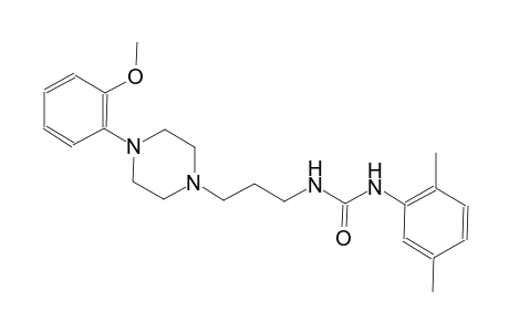 urea, N-(2,5-dimethylphenyl)-N'-[3-[4-(2-methoxyphenyl)-1-piperazinyl]propyl]-