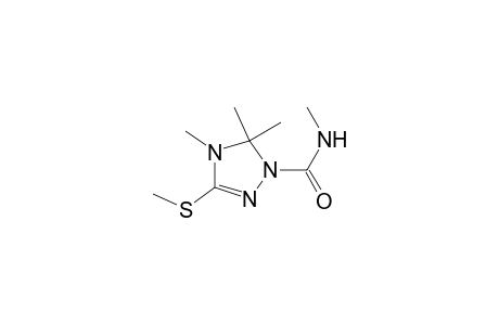4,5-Dihydro-N,4,5,5-tetramethyl-3-(methylthio)-1H-1,2,4-triazole-1-carboxamide