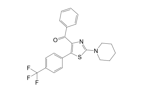 Phenyl(2-(piperidin-1-yl)-5-(4-(trifluoromethyl) phenyl)thiazol-4-yl)methanone