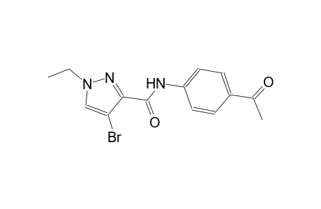 N-(4-acetylphenyl)-4-bromo-1-ethyl-1H-pyrazole-3-carboxamide