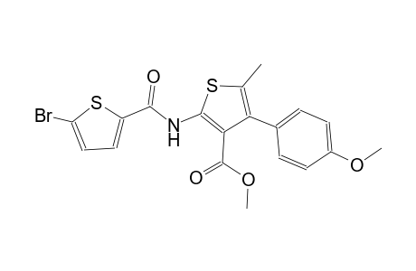 methyl 2-{[(5-bromo-2-thienyl)carbonyl]amino}-4-(4-methoxyphenyl)-5-methyl-3-thiophenecarboxylate
