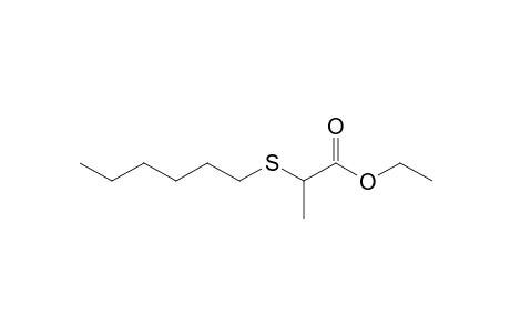 Ethyl 2-(hexylthio)propionate
