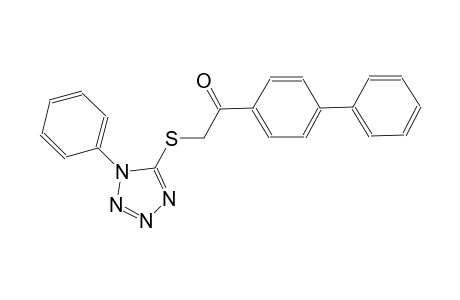 1-Biphenyl-4-yl-2-(1-phenyl-1H-tetrazol-5-ylsulfanyl)-ethanone