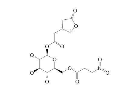 1-O-(5-OXOTETRAHYDROFURAN-3-YL)-ACETYL-6-O-(3-NITROPROPANOYL)-BETA-D-GLUCOPYRANOSIDE