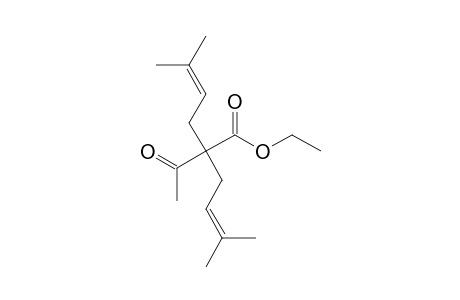 4-Hexenoic acid, 2-acetyl-5-methyl-2-(3-methyl-2-butenyl)-, ethyl ester