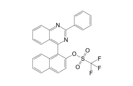 1-(2-Phenylquinazolin-4-yl)-2-naphthyl (trifluoromethyl)sulfonate