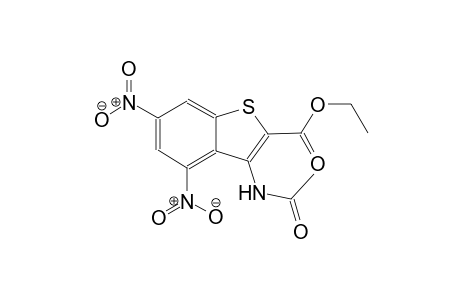 3-Acetylamino-4,6-dinitro-benzo[b]thiophene-2-carboxylic acid ethyl ester