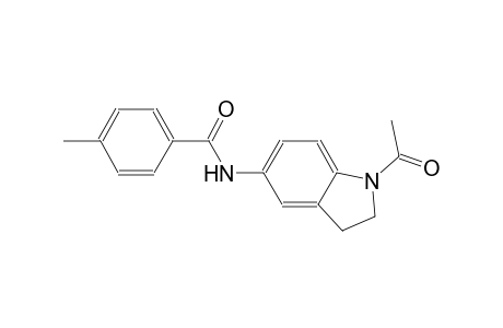 benzamide, N-(1-acetyl-2,3-dihydro-1H-indol-5-yl)-4-methyl-