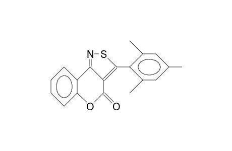 3-Mesityl-chromeno(4,3-C)isothiazol-4-one