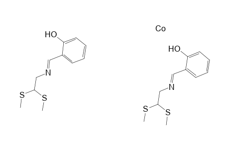 Di(2,2-dimethylthio-N-(2-hydroxybenzyliden)ethylamine)cobalt