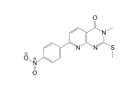 3-Methyl-2-(methylthio)-7-(4-nitrophenyl)pyrido[2,3-d]pyrimidin-4(3H)-one