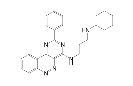 N-Cyclohexyl-N'-[(2-phenyl)-pyrimido[5,4-c]cinnolin-4-yl]propane-1,3-diamine