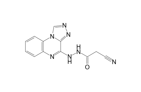 N'-([1,2,4]triazolo[4,3-a]quinoxalin-4-yl)-2-cyanoacetohydrazide
