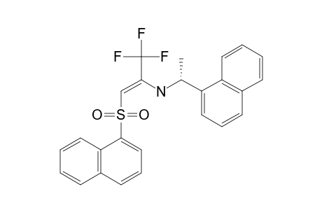 (-)-N2-[(1S)-1-(1-NAPHTHYL)-ETHYL-1,1,1-TRIFLUORO-3-(1-NAPHTHYLSULFONYL)-2-PROPANIMINE;ENAMINO-TAUTOMER