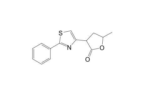 5-Methyl-3-(2-phenyl-1,3-thiazol-4-yl)oxolan-2-one