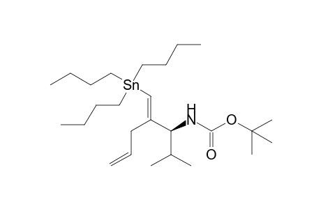 (1S)-(1-Isopropyl-2-tributylstannylmethylenepent-4-enyl)carbamic acid tert-butyl ester