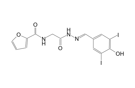 acetic acid, [(2-furanylcarbonyl)amino]-, 2-[(E)-(4-hydroxy-3,5-diiodophenyl)methylidene]hydrazide