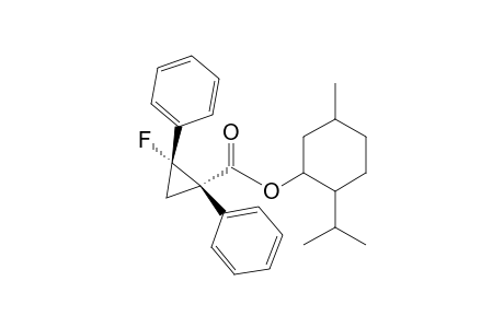 Menthyl (1R,2R)-2-fluoro-1,2-diphenylcyclopropane-1-carboxylate