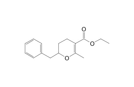 2-Benzyl-5-(ethoxycarbonyl)-6-methyl-3,4-dihydro-2H-pyran