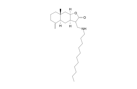 (3aR,4aS,8aR,9aR)-Decahydro-8a-methyl-5-methylidene-3-[(undecylamino)methyl]naphtho[2,3-b]furan-2(3H)-one