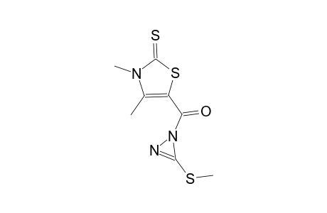 2(3H)-thiazolethione, 3,4-dimethyl-5-[[3-(methylthio)-1H-diazirin-1-yl]carbonyl]-