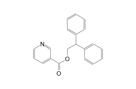 3-pyridinecarboxylic acid, 2,2-diphenylethyl ester
