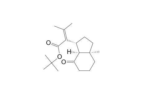 1,1-Dimethylethyl (1R*,3aR*,7aS*)-Hexahydro-.alpha.-isopropylidene-3a-methyl-7-oxo-1-indanacetate