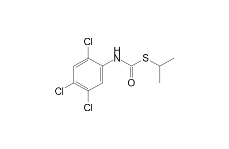 thio-2,4,5-trichlorocarbanilic acid,S-isopropyl ester