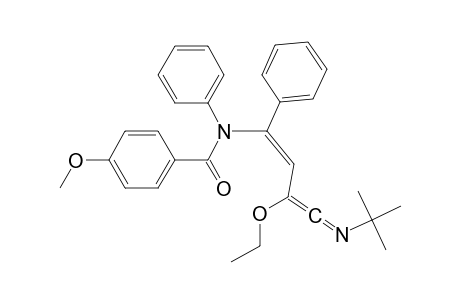 Z-4-[(p-Methoxybenzoyl)phenylamino]-N-(t-butyl)-2-ethoxy-4-phenyl-1,3-butadiene-1-imine