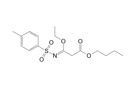 3-Ethoxy-3-(toluene-4-sulfonylimino)-propionic acid butyl ester