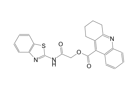 2-(1,3-benzothiazol-2-ylamino)-2-oxoethyl 1,2,3,4-tetrahydro-9-acridinecarboxylate