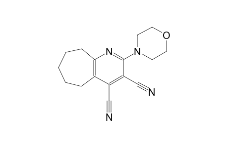 5H-cyclohepta[b]pyridine-3,4-dicarbonitrile, 6,7,8,9-tetrahydro-2-(4-morpholinyl)-