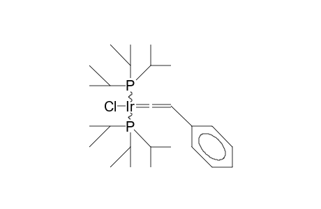 trans-Chloro-bis(triisopropyl-phosphane)-(phenyl-vinylidene)-iridium