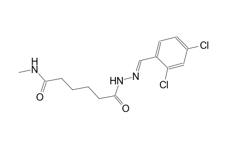 6-[(2E)-2-(2,4-dichlorobenzylidene)hydrazino]-N-methyl-6-oxohexanamide