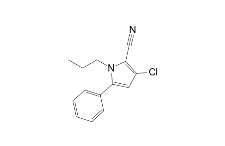 1-Propyl-3-chloro-2-cyano-5-phenylpyrrole