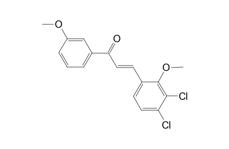 (E)-3-(3,4-dichloro-2-methoxy-phenyl)-1-(3-methoxyphenyl)prop-2-en-1-one