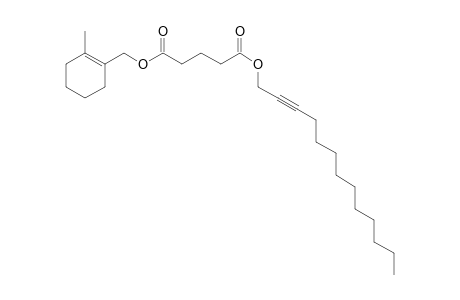 Glutaric acid, (2-methylcyclohex-1-enyl)methyl tridec-2-yn-1-yl ester