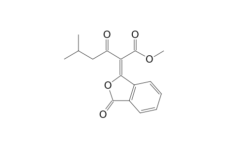 Methyl 5-Methyl-3-oxo-2-[3-oxo-3H-isobenzofuran-1-ylidene]hexanoate