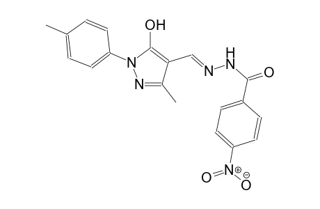 benzoic acid, 4-nitro-, 2-[(E)-[5-hydroxy-3-methyl-1-(4-methylphenyl)-1H-pyrazol-4-yl]methylidene]hydrazide